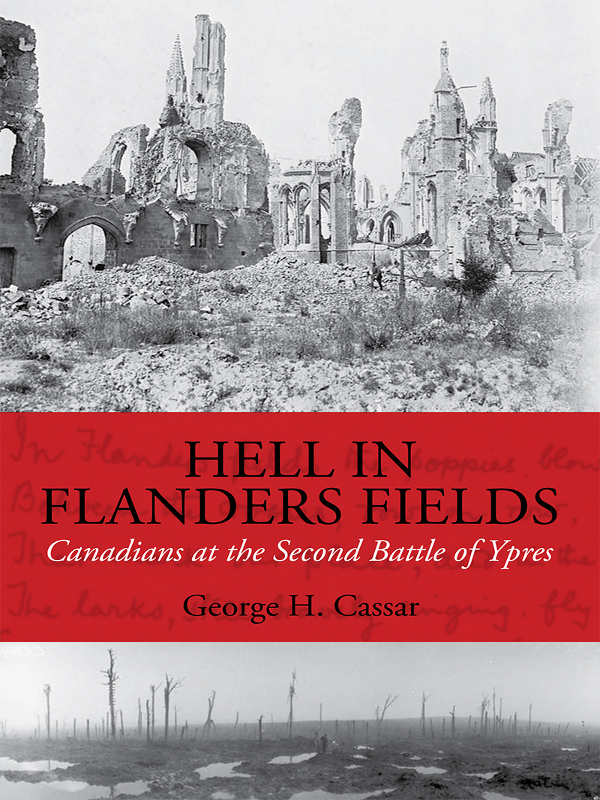 HELL IN FLANDERS FIELDS ALSO BY GEORGE H CASSAR The French and the - photo 1