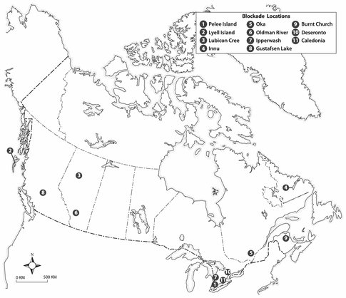 Locations of the blockades and occupations covered in this book Maps have been - photo 4