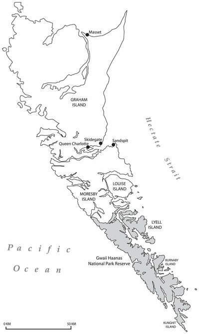 CHAPTER 2 Map of Haida Gwaii showing key locations in the Haida action on Lyall - photo 6