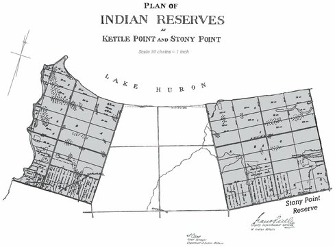 CHAPTER 7 Plan of Kettle and Stony Point Indian Reserves 1900 Both reserves - photo 11