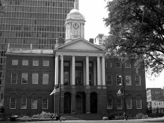 The Old State House Author photo Changes to the buildings on Meetinghouse - photo 3