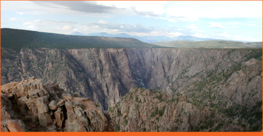 A look into the Black Canyon of the Gunnisons depths Western Colorados Black - photo 1