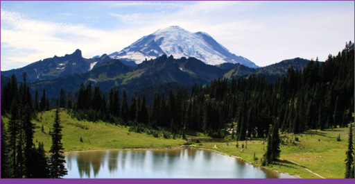 Mount Rainier viewed from Upper Tipsoo Lake near Chinook Pass Frank Kovalchek - photo 1