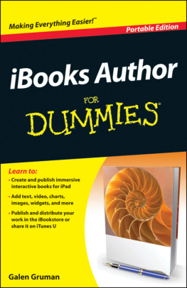 Galen Gruman iBooks Author For Dummies