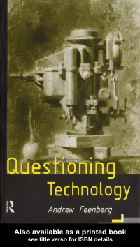 title Questioning Technology author Feenberg Andrew publisher - photo 1