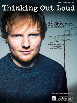 Ed Sheeran Thinking Out Loud Sheet Music