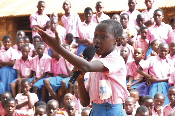 Kenya we must shout for change China Because I am a girl I am writing - photo 21