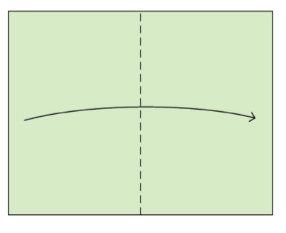 Fold the left edge to the right Fold and unfold the top edge to the - photo 10