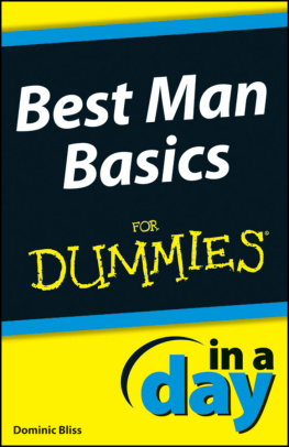 Dominic Bliss Best Man Basics in a Day for Dummies