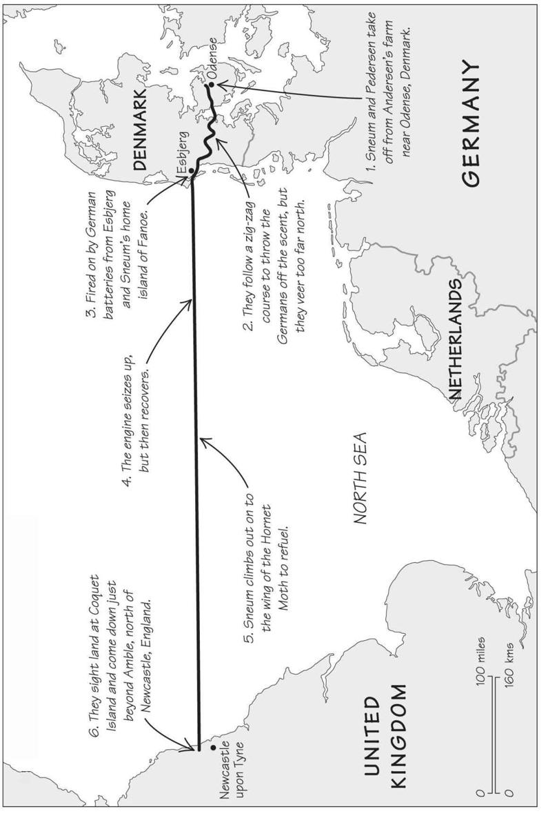 The epic Flight of the Hornest Month The Ice-Walks from Denmark to - photo 2