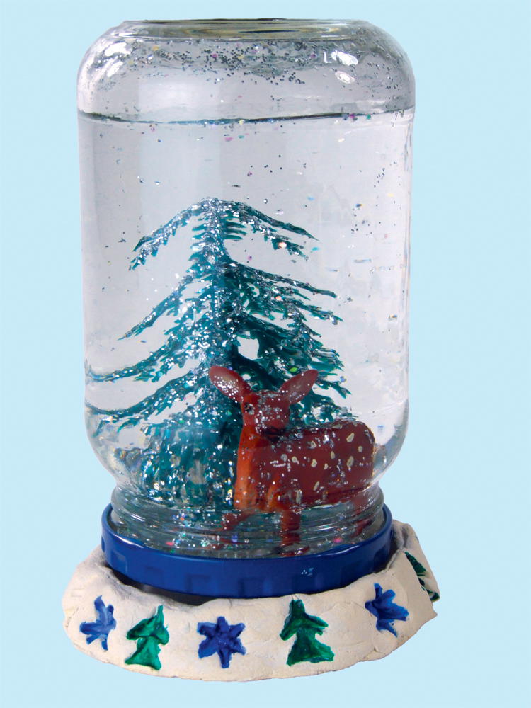 8 Paint the snow globe base with acrylic paints or add other little - photo 7