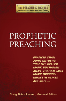 CHRISTIANITY TODAY - Prophetic Preaching