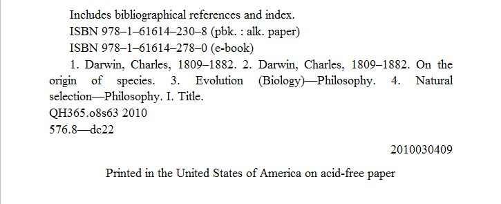 Did Darwin Write the Origin Backwards Philosophical Essays on Darwins Theory - image 2