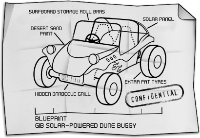 On the back of it was a solar panel Its a solar powered dune buggy said Leon - photo 10