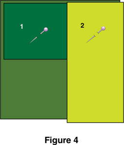 Position folded square 3 across the bottom of the battingbacking unit and on - photo 5