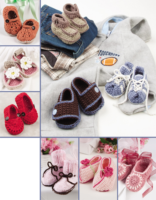 CROCHET Beautiful Baby SHOES TM great pairs Your precious little one - photo 2