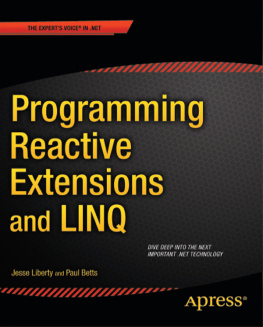 Jesse Liberty Programming Reactive Extensions and Linq