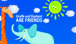 David Eastman Giraffe and Elephant are Friends: A Childrens Picture Book