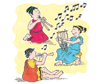 Go practice your lyre Music was very important Almost all kids played an - photo 12