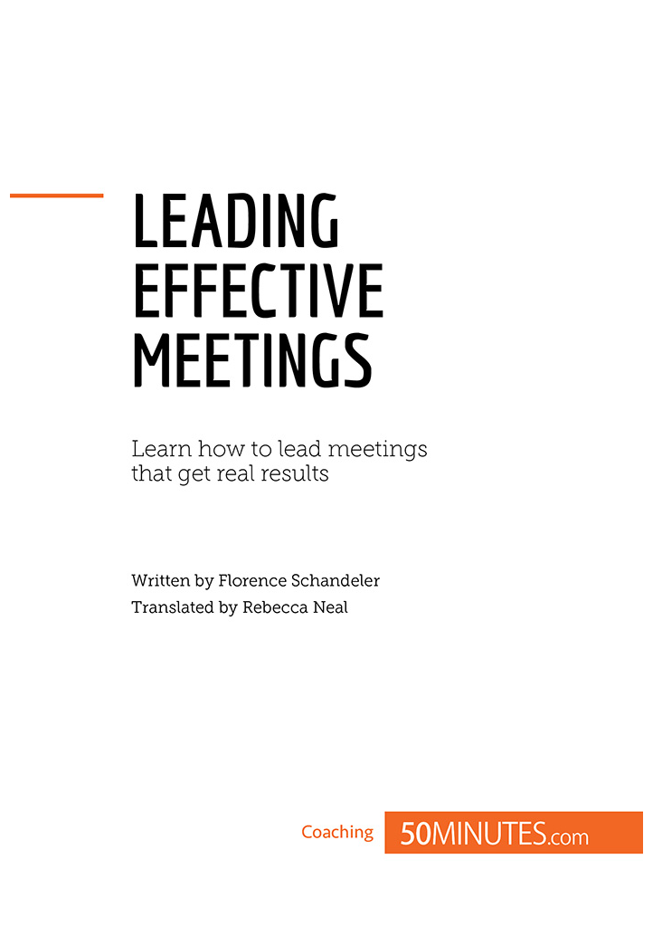 Effective meetings Issue how do I ensure that meetings are not a waste of - photo 2