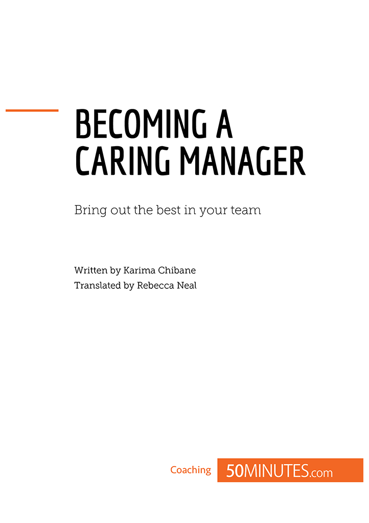 Becoming a caring and congruent manager Issue how can I manage - photo 2