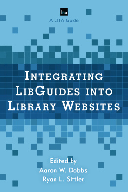 Aaron W. Dobbs - Integrating LibGuides into Library Websites