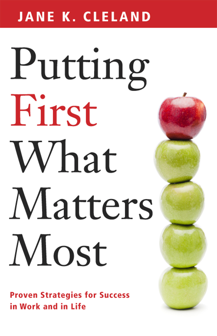 PUTTING FIRST WHAT MATTERS MOST PUTTING FIRST WHAT MATTERS MOST P ROVEN S - photo 1