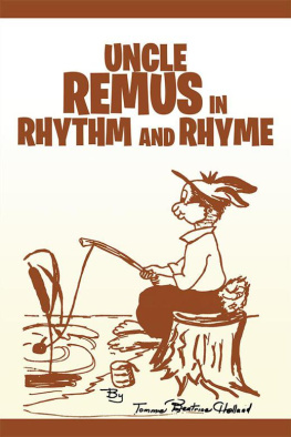 Tommie B. Holland - Uncle Remus in Rhythm and Rhyme