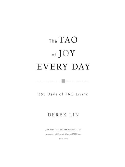 Table of Contents This book is dedicated to all my Tao companions in the - photo 1