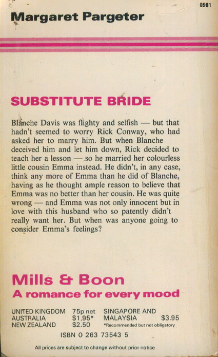 SUBSTITUTE BRIDE When Rick Conways fiance Blanche deceived him and let him - photo 2