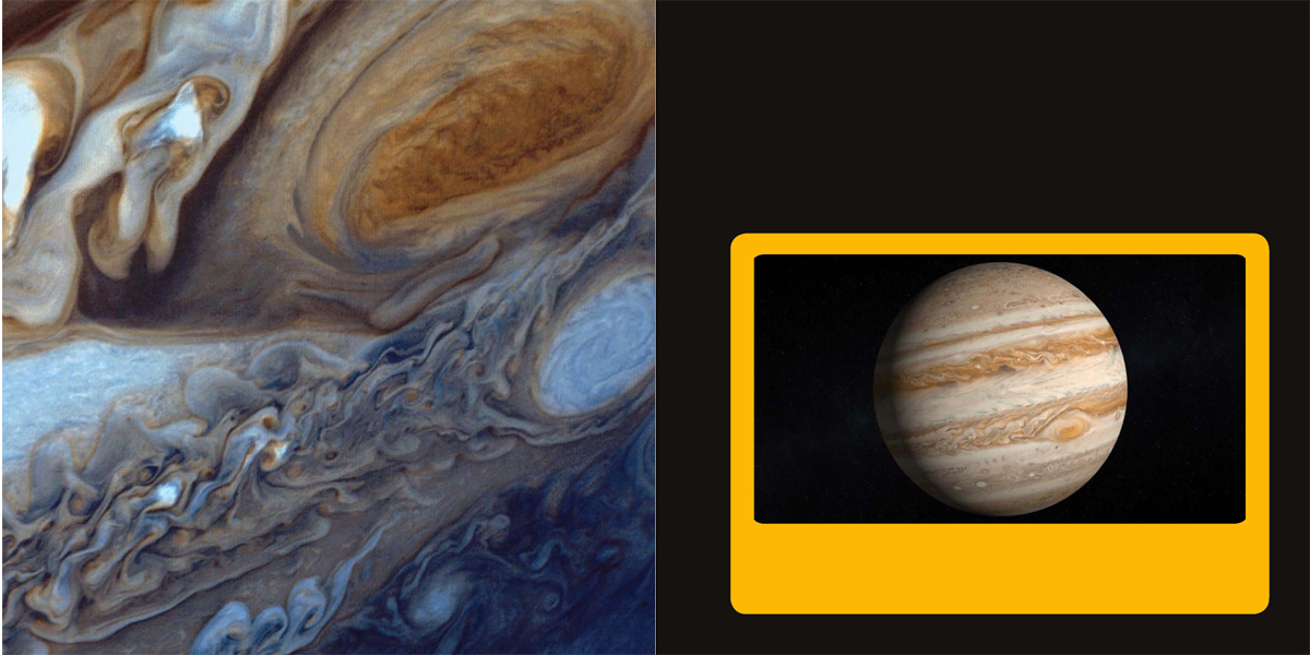 The Great Red Spot One of Jupiters storms is so large that it can be seen - photo 5