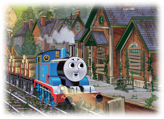 So Thomas bumped and bashed along the old track and finally made his way down - photo 8