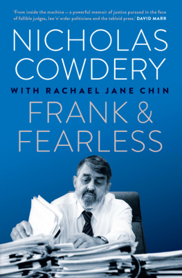 Nicholas Cowdery Frank & Fearless