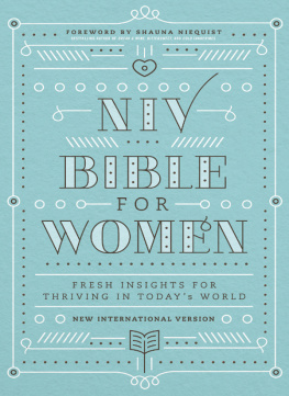 Zondervan - Niv, Bible for Women: Fresh Insights for Thriving in Todays World