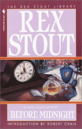 Rex Stout - Before Midnight (Nero Wolfe Mysteries)