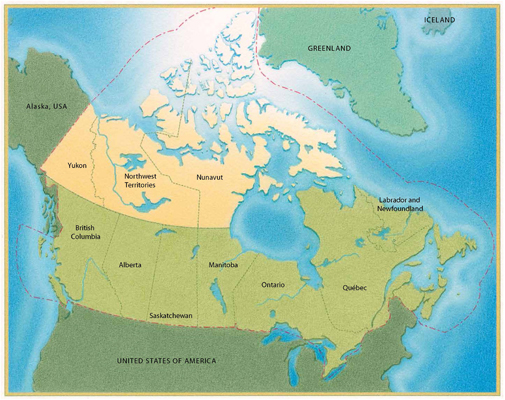 At the north end of the North American Continent lined up side-by-side west - photo 4