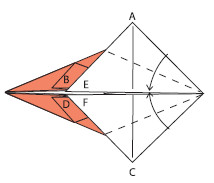 Fold the top and bottom right edges to meet at the center line Fold the - photo 22