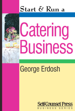 George Erdosh - Start & Run a Catering Business