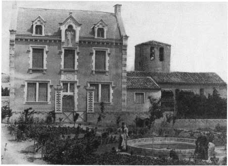 The priest with his housekeeper in the garden of the villa Bethania built with - photo 3