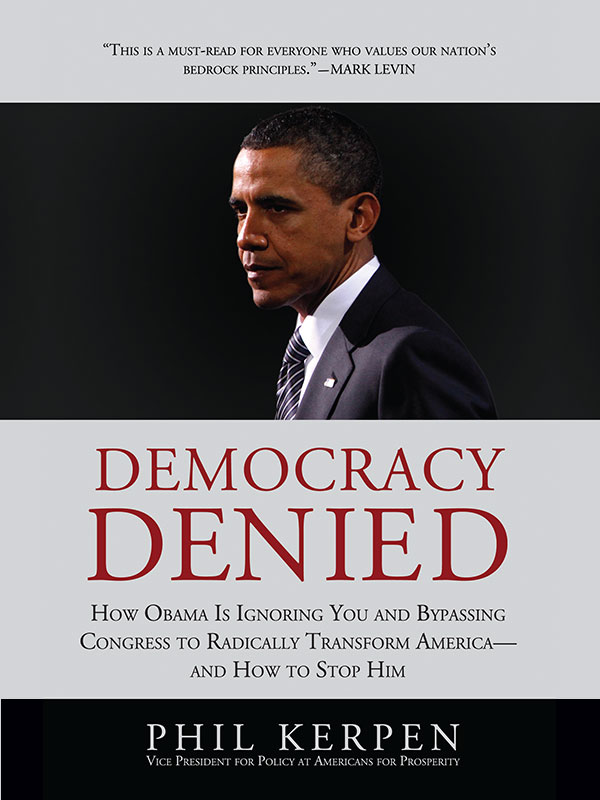 PRAISE FOR DEMOCRACY DENIED This is a must-read for everyone who values our - photo 1