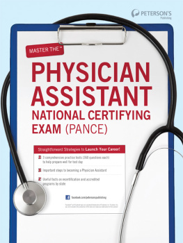 Petersons Master the Physician Assistant (PANCE)