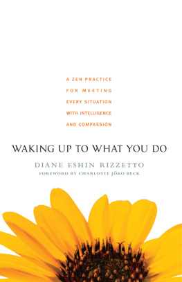 Diane Eshin Rizzetto Waking Up to What You Do: A Zen Practice for Meeting Every Situation with Intelligence and Compassion