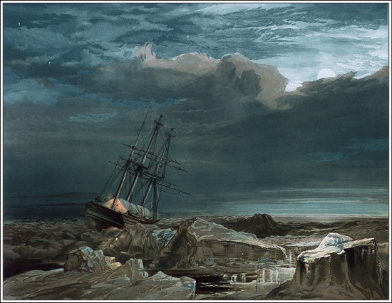 Dated October 8 1850 this dramatic painting by Lieutenant Gurney Cresswell - photo 1