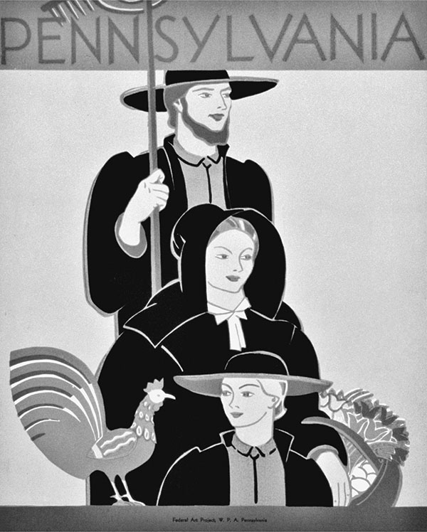 One of a series of WPA posters that promoted Pennsylvania tourism Library of - photo 4