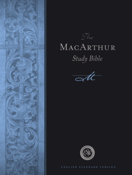 John MacArthur - The MacArthur Study Bible, English Standard Version