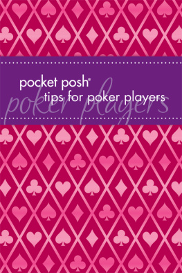 Downtown Bookworks - Pocket Posh Tips for Poker Players