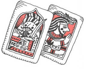 At first playing cards were expensive to make They were hand painted with - photo 7