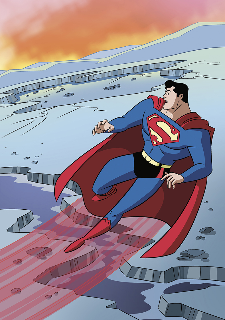 Superman scans the ground with his X-ray vision He sees nothing out of the - photo 5