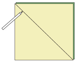 Using a ruler mark a diagonal line across each square set with pen or pencil - photo 5