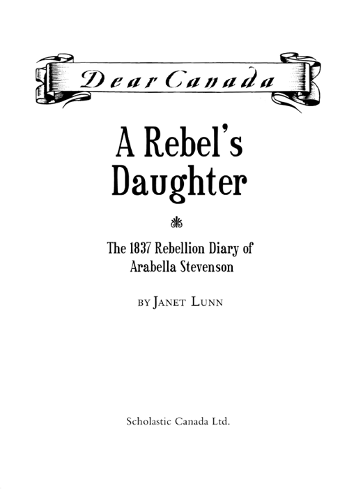 Arabella Stevenson Monday 11 December 1837 Stevenson House Toronto Upper - photo 2